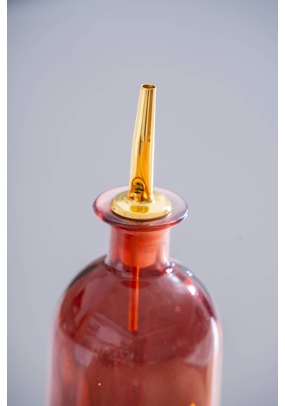 Acar 7939 Pierre Cam Yağdanlık 500 Ml - Red Şeffaf