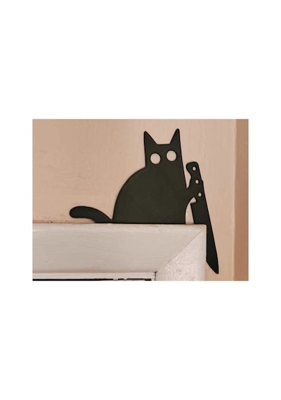 Kedi Duvar Dekoru Eğlenceli