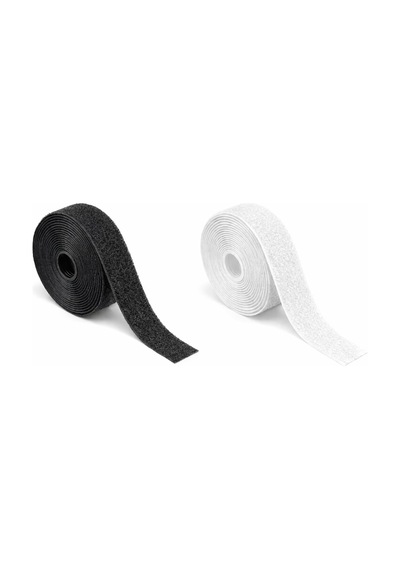 Cırt Bant 1.5 Cm 5 Metre Siyah Hook & Loop Güçlü Tutuculuk Tekstil, Kablo Düzenleme,