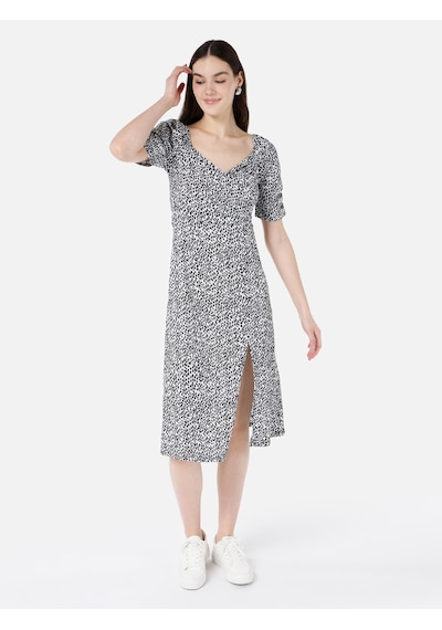 Colin's Colins Regular Fit Kadın Siyah Karpuz Elbise Cl1067905 Q1.v1 Blk Siyah
