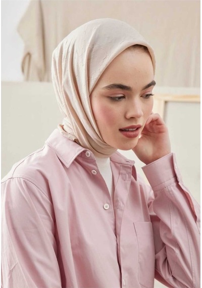 Bambu Kraş Eşarp Tesettür Giyim, Hafif, Rahat, Şık, Yüksek Kalite, Hijab, Scarf, Shawl Bej