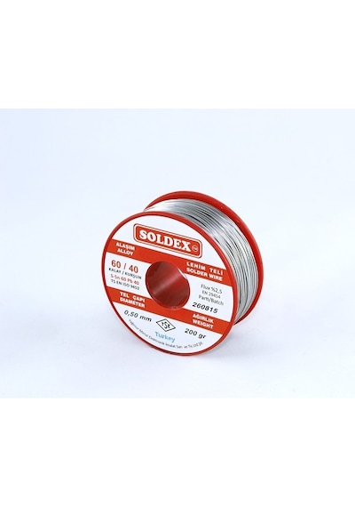 Soldex Lehim Teli 200Gr 0.50Mm 60/40