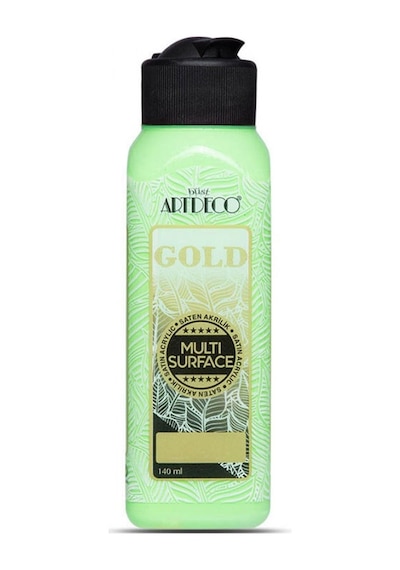 Artdeco Gold Multi Surface Saten Akrilik Boya 140Ml 402 Neon Yeş