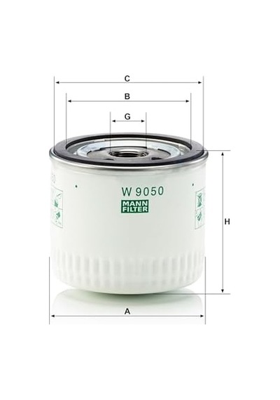 W 9050 Yağ Filtresi Ford