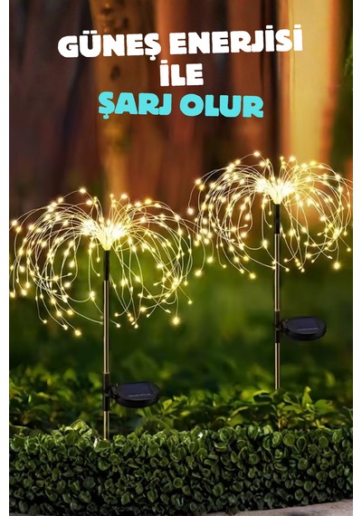 Solar 6 Modlu Güneş Enerjili Karahindiba Bahçe Dekarasyon Ve Aydınlatması Solar Işık Peyzaj Çiçeği Sarı