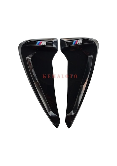 Koto Çamurluk Venti Çamurluk Rüzgarlığı Piano Black 2 Adet Logolu