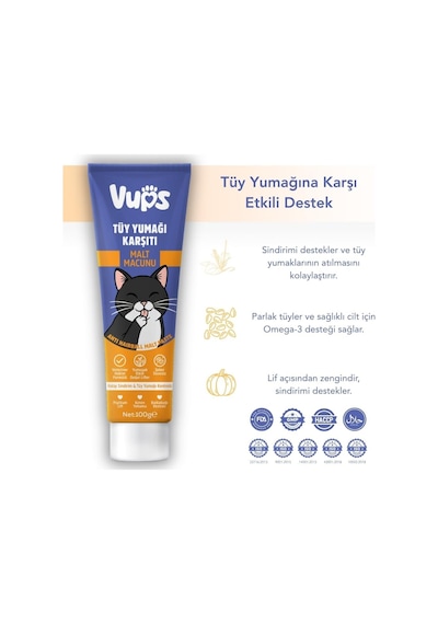 Kedi Malt Macunu 3 Lü Tam Bakım Seti 3x100 Gr