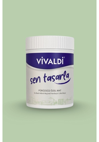 Vivaldi Tüm Yüzeyler İçin Su Bazlı Akrilik Yenileme Boyası 0,5 L