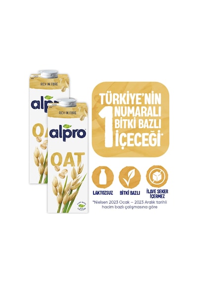 Alpro Yulaf Sütü 2 x 1 L