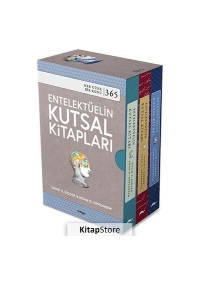 Entelektüelin Kutsal Kitabı Seti - 3 Kitap Takım Kutulu - David S. Kidder -  Noah D. Oppenheim - Maya Kitap