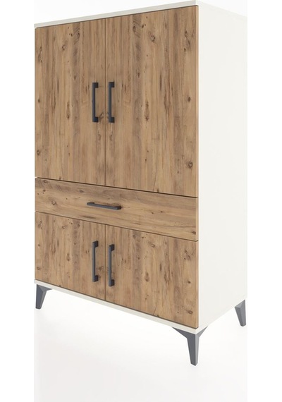Hyperion Dolap 2 Raflı Tek Çekmeceli 4 Kapaklı 88x44x134 Ayta... Aytaşı Hyperion Dolap 2 Raflı Tek Çekmeceli 4 Kapaklı 88x44x134 Ayta... Aytaşı