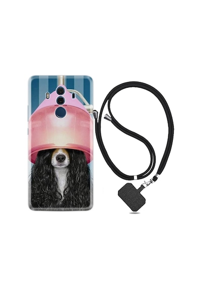 Huawei Mate 10 Pro Kılıf Boyun Askılı Earring Woman 1363