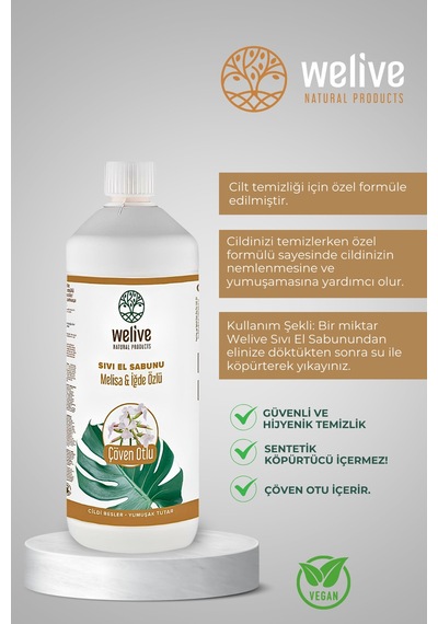 Çöven Otlu Sıvı El Sabunu 1000 Ml