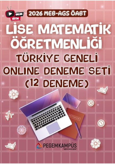 2026 Meb-ags Öabt Lise Matematik Öğretmenliği Türkiye Geneli Online Deneme Seti 12 Deneme