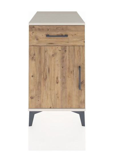Kronos Komodin Tek Raflı Tek Çekmeceli Tek Kapaklı 44x59x80 Aytaşı-çam Aytası