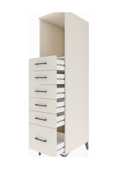 Kronos Dolap Tek Raflı 6 Çekmeceli 44x59x182 Aytaşı-aytaşı Aytaşı