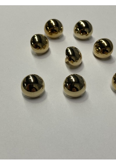Bombeli Bluz Düğmesi / Metal Bluz Düğmesi/ 8 Li Set / Gold 527715