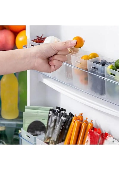 Buzdolabı Kapak İçi Organizer Kutu 6'lı Set Mutfak Düzenleyici Buzdolabı Organizer Diğer