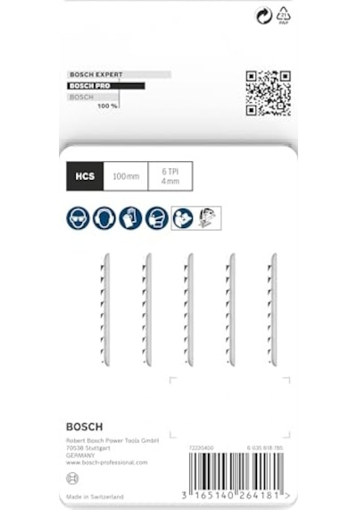 Professional Accessories Hassas Kesim Serisi Ahşap İçin T 144 Dp Dekupaj Testeresi Bıçağı / 5'li Paket çok renkli