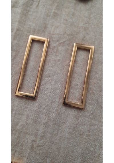 Bakır Gold Metal Toka 55x15 İç Kemer 45 Mm 2 Adet
