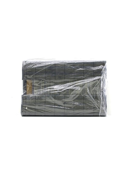 Gri 2 Boy Kare Bambu Kenar Organizer Sepet Ahşap Altlık - Bezli 18x21cm 5468 Çok Renkli