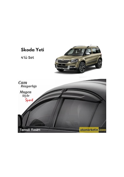 Skoda Yeti Mugen Cam Rüzgarlığı