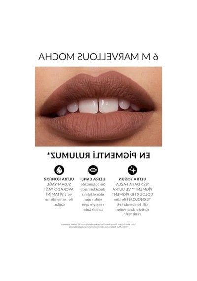 Ultra Mat Ruj Üçlü Set: Marvellous Mocha, Red Supreme, Pure Pink 0