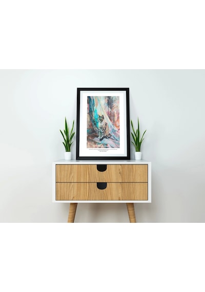 Paw-pow No:24 Art Print