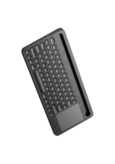 Şarjlı Bluetooth Touchpad Klavye Kablosuz Bağlantı Pc Telefon Tablet Uyumlu Kolay Kablosuz Bağlantı