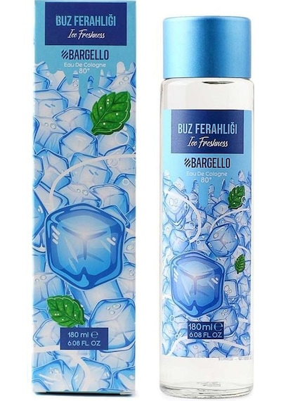 Bargello Buz Ferahlığı 180 Ml Cam Şişe Dökme Kolonya Edc - Mnms180kbu