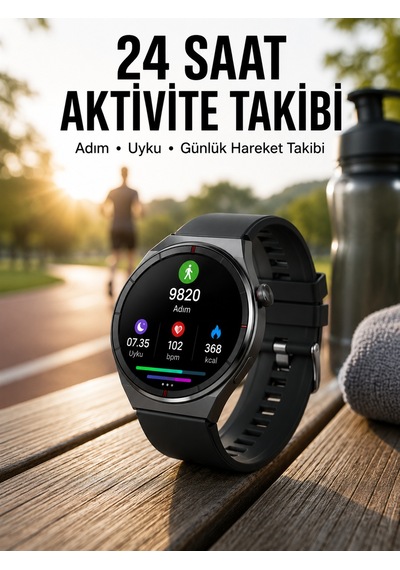 Akıllı Saat Bluetooth Bağlantılı Amoled Ekran Uyku Ve Sağlık Takibi Yeni Nesil - Lisinya