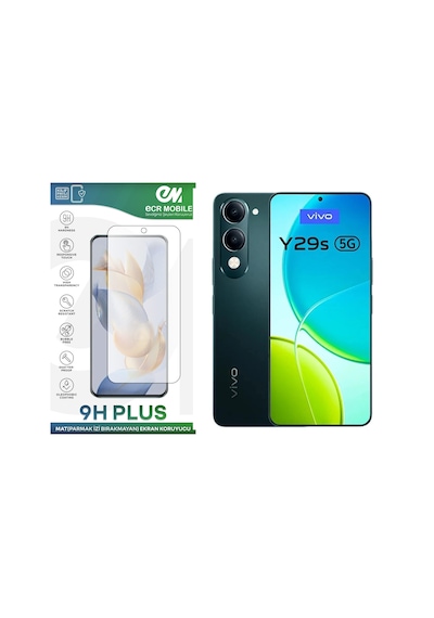 Vivo Y29s İle Uyumlu Mat 9h Nano Ekran Koruyucu Parmak İzi Bırakmaz