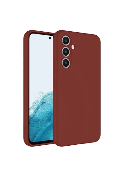 Samsung Uyumlu Galaxy A16 5g Uyumlu Kılıf First Silikon - Bordo