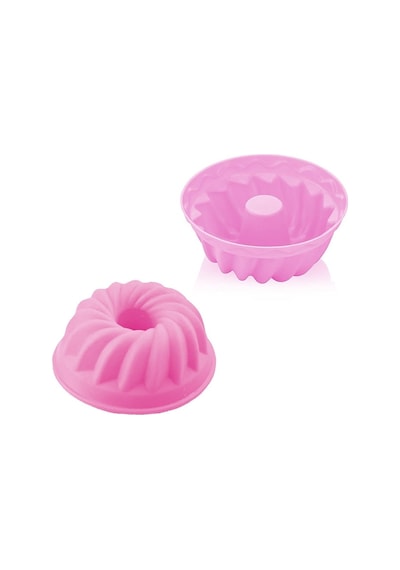Göbekli Muffin Cupcake Kalıbı - Sürekli Kullanım Muffin Kek Kalıbı 6 Adet - Dıgc-768399 Renkli