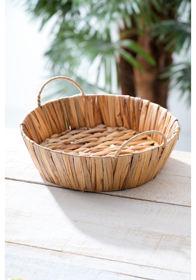 Acar Wicker Hasır Ekmek Sepeti - 27 Cm Kahverengi
