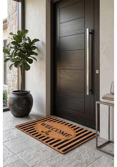 Villadia Home Textile Kapı Önü Paspası Kaymaz Taban Dekoratif Paspas Ev Giriş Antre İç Ve Dış Mekan Paspası 45x70 Cm 1ypycoco