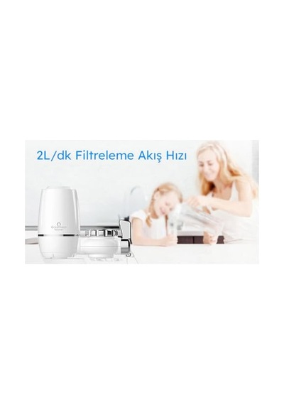 Aktive Edilmiş Karbon Filtreli Musluk Ucu Arıtıcı 3 Adet Karbon Filtreli Kartuş Gw-d03p2 Genel