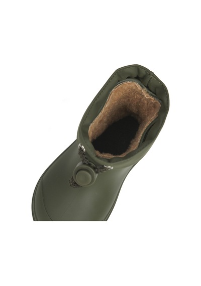 Igor Cc335 Mendı Borreguıto Kürklü Çocuk Yağmur Çizmesi Haki