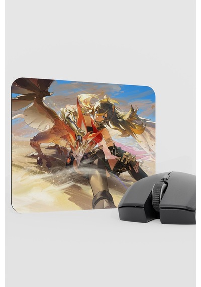 Dehya Genshin Impact Anime Gacha V1 - 22x18 Gaming Mouse Pad Fare Altlığı