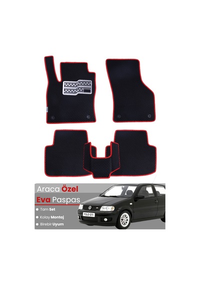 Volkswagen Polo 6n2 2000-2001 Uyumlu Eva Paspas Tam Set Oto Paspas,araca Özel,tam Koruma 353