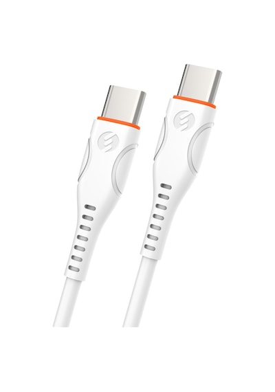 S-link Sl-ec38pd Typec To Typec Kablolu 38w Pd+usb Qc3.0 Beyaz Araç Şarj Cihazı