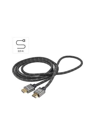 Ultra High Speed Hdmi Kablo, Metal Altın Uç, 8k,2m