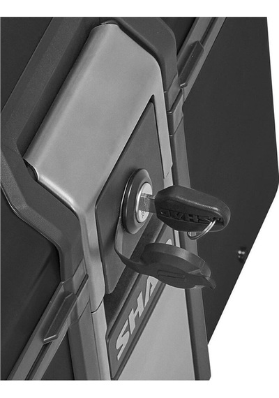 Shad Motosiklet Çanta - Topcase - Terra Tr55 Alüminyum Çanta Siyah Black Standart
