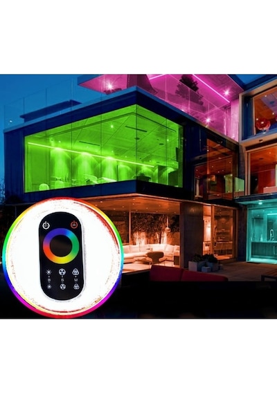 24 Amper Siyah Rgb Şerit Led Kumanda Adaptör Ct-9116
