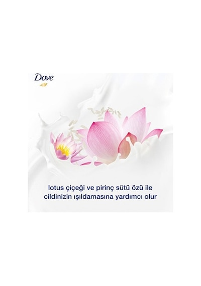 Dove Sıvı Sabun Lotus Çiçeği Ve Pirinç Sütü Özü 450 Ml X 3 Adet PKT.DOVE.030