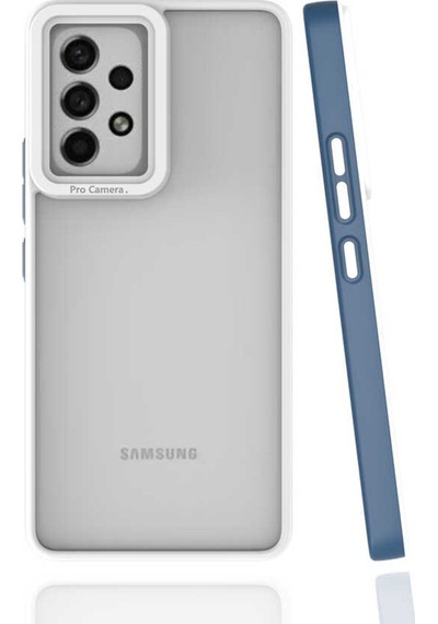 Galaxy A53 5G Kılıf Zore Mima Kenarları Renkli Silikon Kılıf