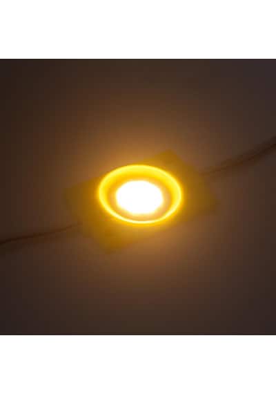 Tekli Su Gerçimez Cob Led Modülü - Sarı 12V 2.4W