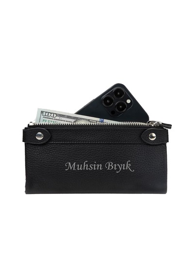 La'graccıo Hakiki Deri Erkek Cüzdan Telefonluk Patlı Ve Fermuarlı 001