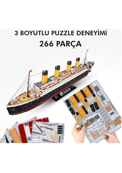 Cubicfun 3D Puzzle Titanic Led Işıklı L521H