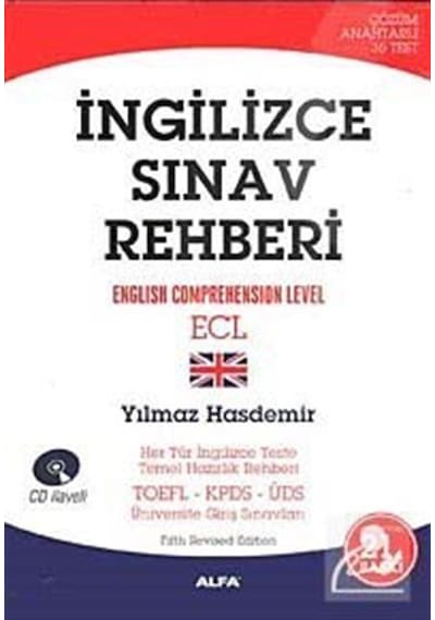İngilizce Sınav Rehberi  -  Examine Yourself Through Tests (CD ilaveli)  -  Yılmaz Hasdemir  -  Alfa Yayıncılık